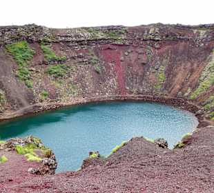 Vulkankrater auf Island Kerid