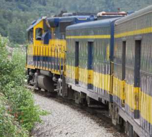 Auf den Weg zu den Gletschern