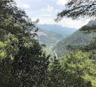 Ein Tal in Taurusgebirge in der Nähe von Alanya