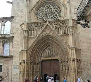Portada de la Catedral de Valencia