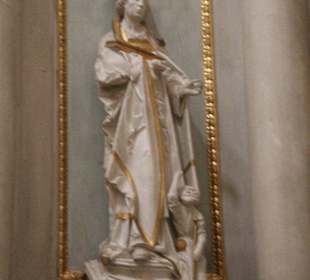 Spätbarocker Benediktsaltar, Detail