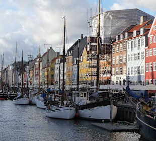 Bunte Häuser am Nyhavn