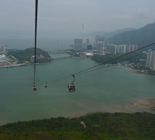 Cable Car auf Lantau Island