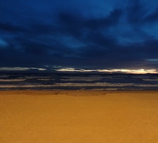 Abendliche Stimmumng am Strand