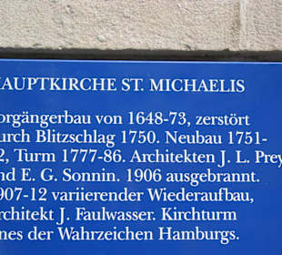 Gedenktafel am Michel
