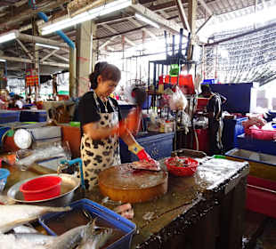 Auf dem Markt von Mahachai