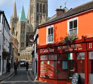 Die Kathedrale und unser Restaurant