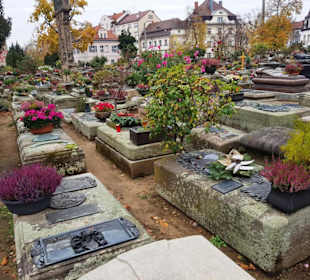 Der hintere Bereich vom Friedhof