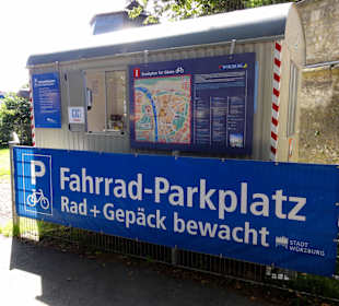 Bewachter Radparkplatz
