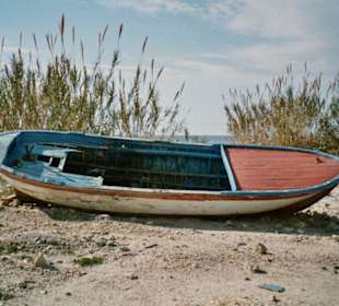 Boot am Strand von Avsallar