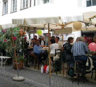 Fischbänke in Bozen