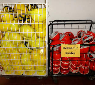 Helmpflicht für alle Besucher