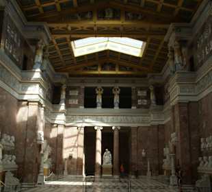 Walhalla, Blick im Innern