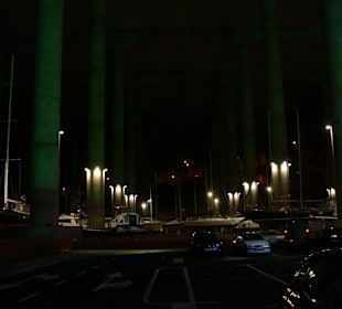 Unter der Landebahn: Nutzung Bootsabstellplatz