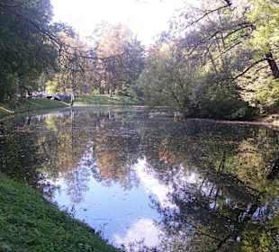 Parkanlage am Alexanderpalast in Pushkin