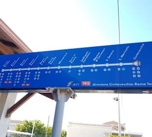 Stationen auf dem Weg nach/von Rom