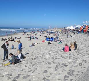 Strandleben zu Pfingsten