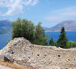Ausblick auf die Umgebung von Sami auf Kefalonia