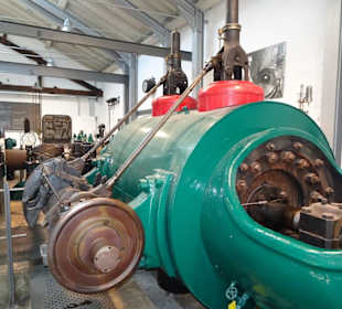 In der Maschinenhalle des Museums Kupfermühle