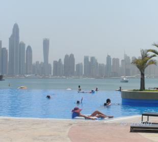 Beachclub auf Palm Jumeirah, einmalig