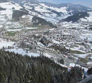 Blick aus dem G-Link auf Wagrain