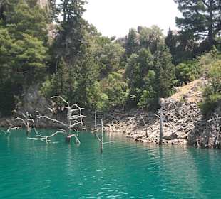 Oymapinar Baraji/ Stausee Green Lake & Green Canyon