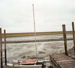 Alter Hafen Tammensiel: versandete Fahrrinne Mitte