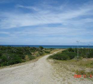 Strandblick aus dem Jeep