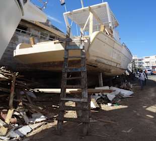 In der Werft unterwegs