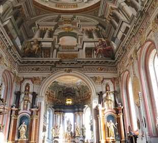 In der Kirche St. Mauritius von Wiesentheid