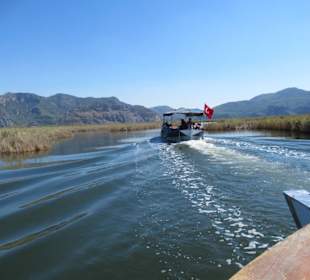 Fahrt durch die Kanäle nach Dalyan