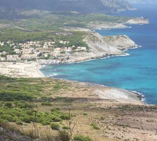 Ausblick auf Cala Mesquida