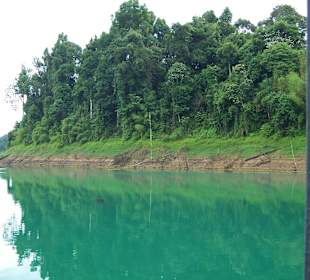 Ausblick von der Unterkunft auf den See