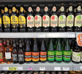 Cider im English Shop