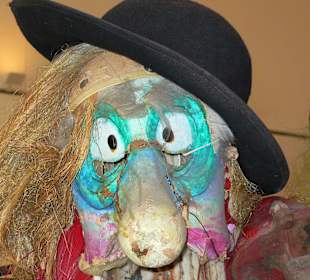 Kopf am Fasnachtsrotair