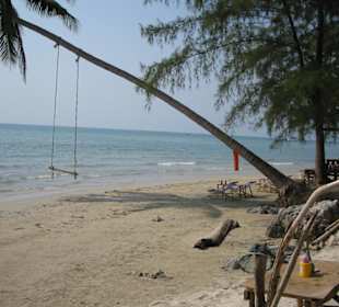 Vor der Fisherman-Bar am Strand