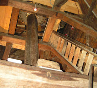 Das Innere einer Windmühle