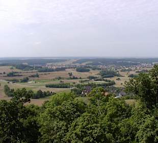 Blick von der Bamberger Altenburg aufs Hinterland