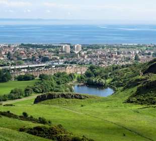 Ausblick auf dem Weg zum Arthur's Seat