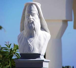 Santorin selbst im Bild Landschaft, Stadt