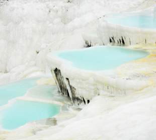 Kalksteinterrassen in Pamukkale