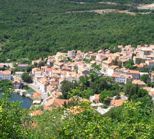 Blick auf Bakar (Nähe Rijeka)