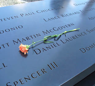 Beim 9/11 Memorial