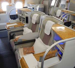 Emirates Airbus A 380, Business Class