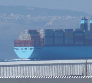 Tarifa, im Hintergrund Marokko