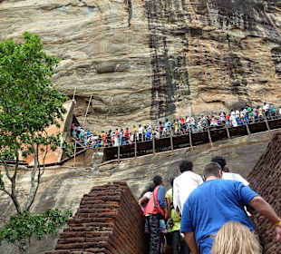 Sigiriya Rock(1862 Stufen bis nach oben)