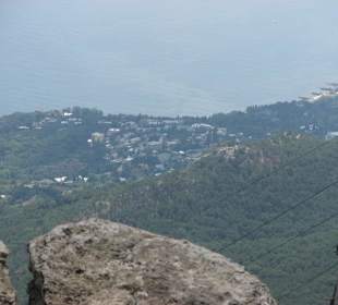 Ай-Петри,вид на Ялту