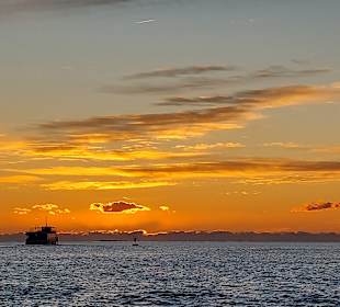 Sonnenuntergang Ria Formosa Bootstour
