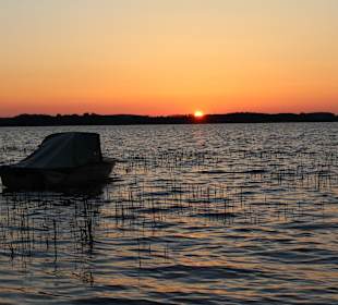Sonnenuntergang an der Müritz
