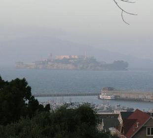 Alcatraz im Nebel